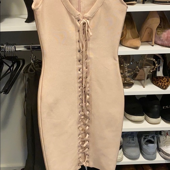 Bandage Pink dress - Picture 5 of 5